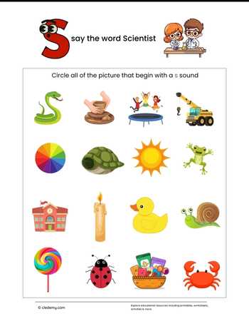 Circle the Picture- Scientist