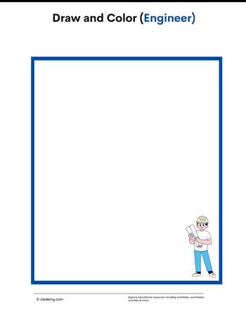 Draw and Color the Engineer