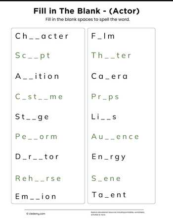 worksheet