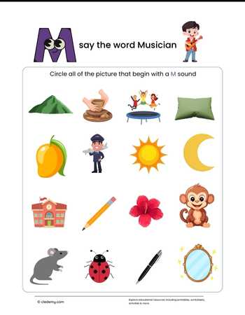 Circle the Picture-Musician