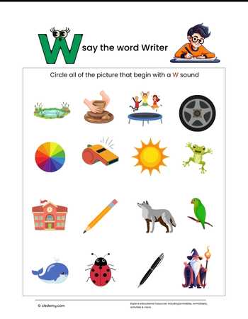 Circle the Picture-Writer