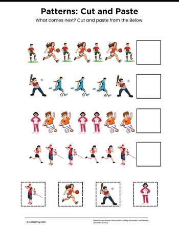 Patterns: Cut and Paste-Athlete