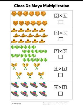 Cinco De Mayo Multiplication