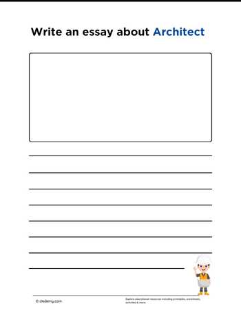 Write an Essay About Architect