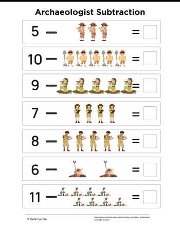 Archaeologist Subtraction