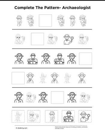 Complete The Pattern- Archaeologist