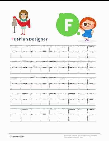 Fashion Designer-First Letter