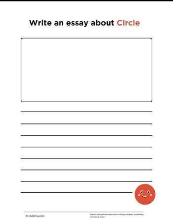 Write an Essay About Circle