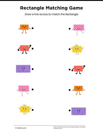 Rectangle Matching Game
