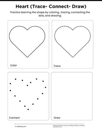 Tracing and Drawing Heart Connection