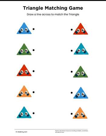Triangle Matching Game