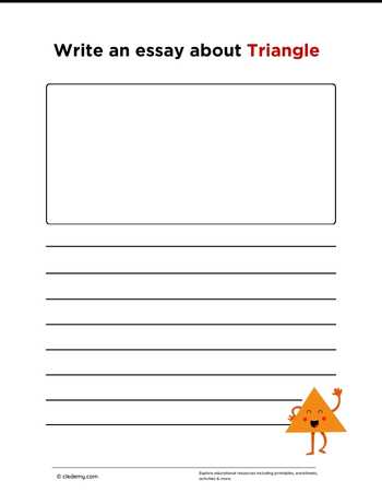 Write an Essay About Triangle