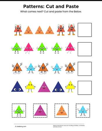 Patterns: Cut and Paste- Triangle