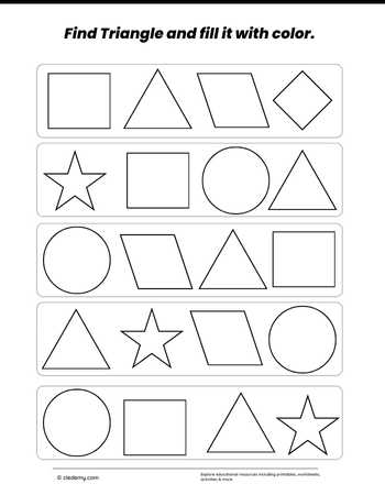 Find Triangle and Fill It with Color