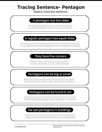 Tracing Sentence - Pentagon
