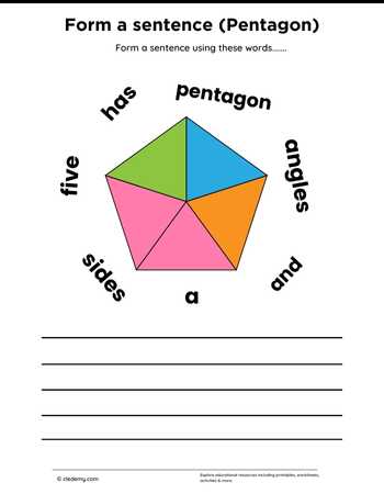 Form a sentence (Pentagon)