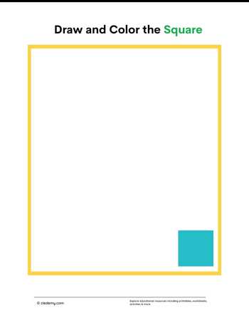 Draw and Color the Square
