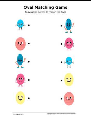 Oval Matching Game