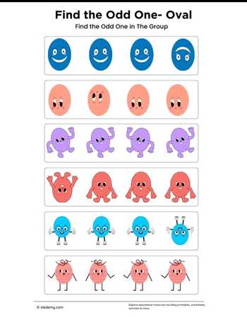 Find the Odd One- Oval