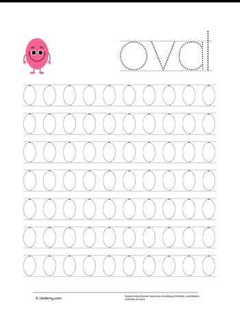 Tracing Oval