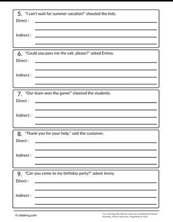 worksheet
