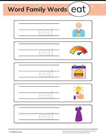 Trace, Write, and Learn -Eat Words