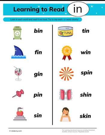 Learning to Read -In Words