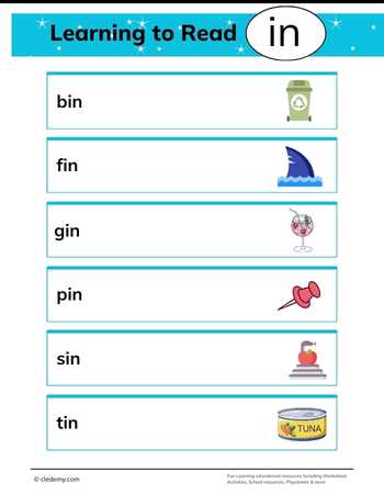 In Words Family Reading Practice