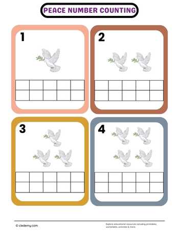 Peace Number Counting for Kids
