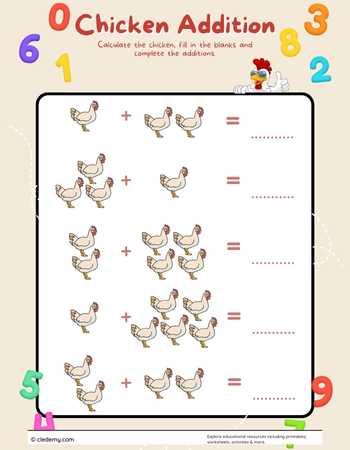 Chicken Addition for Kids