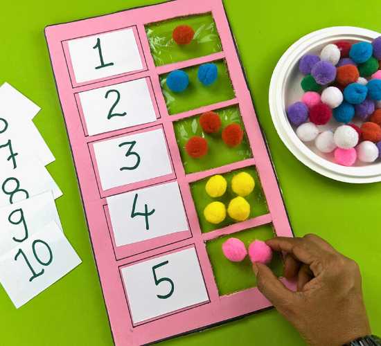 Pom Pom Fun Counting