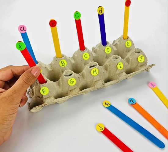 Alphabet Stick Sorting