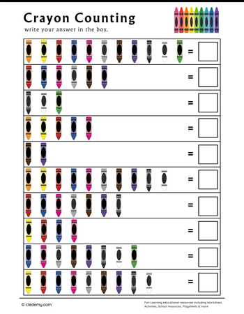 Crayon Counting