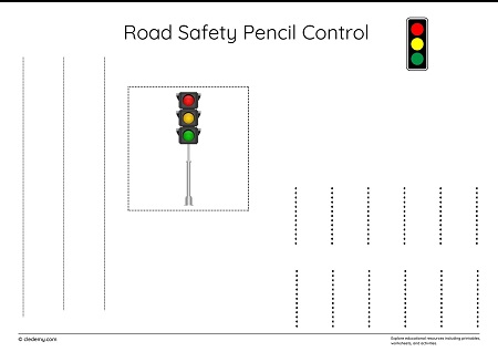 Road Safety Tracing Fun