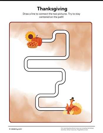 Thanksgiving-Pencil Control Path