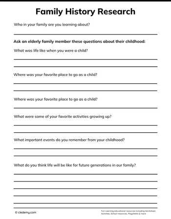 Research and Write On-Family History
