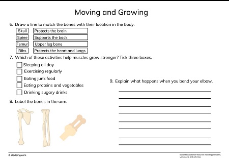 Moving and Growing-Practice Question