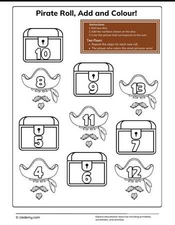 Pirate-Roll, Add and Colour