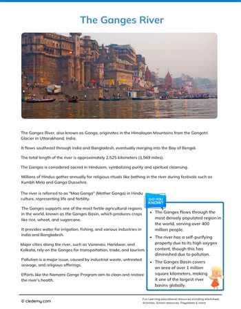 The Ganges River