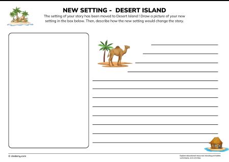 Draw and Describe Your Desert Island Setting
