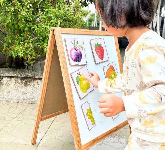 Sticky Fruits Puzzle Activity