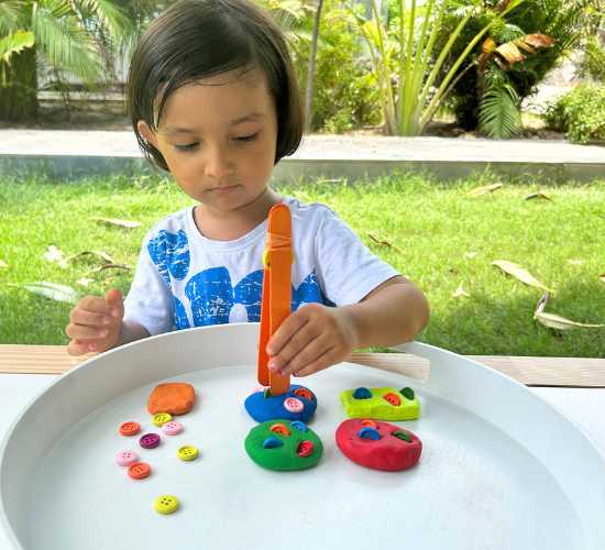 Playdough Treasure Hunt