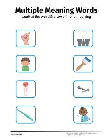 Match Words to Their Meanings