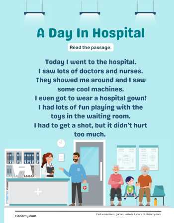 A Day In Hospital Ture or False
