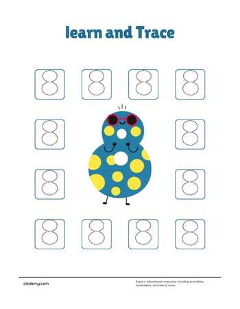 Tracing the Numbers 8