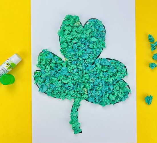 Tissue Paper Clover