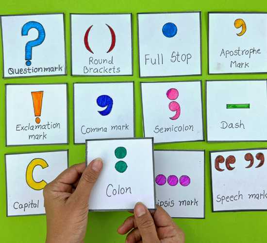 Make Punctuation Flashcards