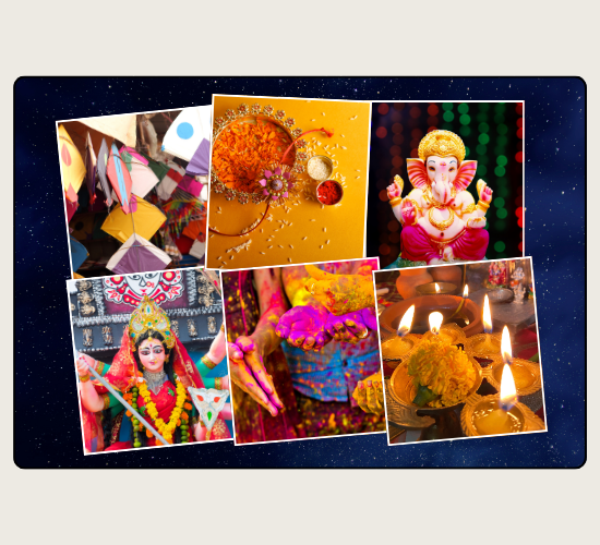 Festivals of India Display Poster