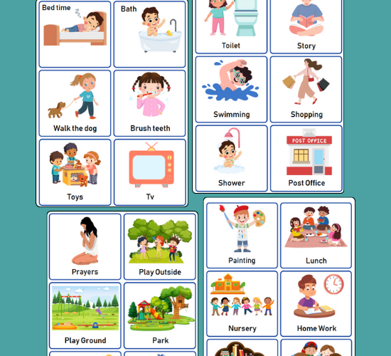 Parents Visual Timetable Resource Pack