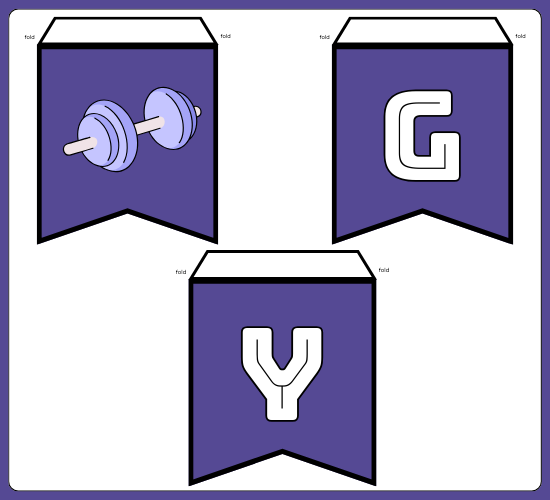 Gym Bunting